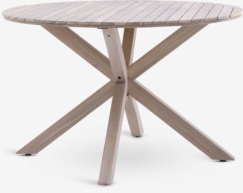 Havebord FUGLSAND Ø120 hårdttræ