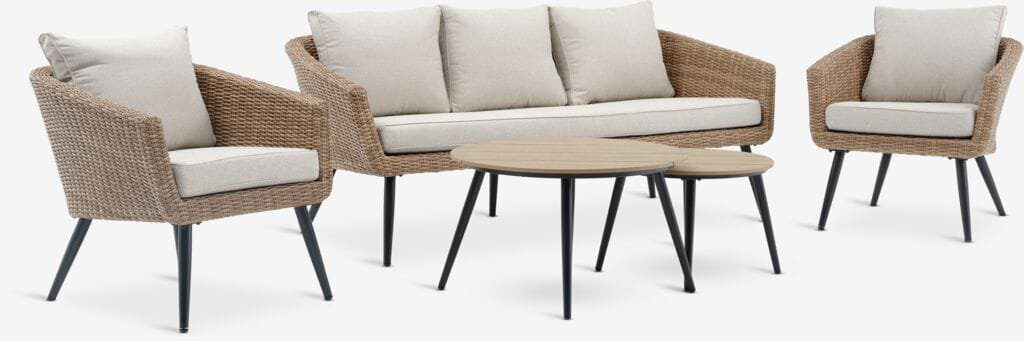 UDSTRUP Lounge Set - 5-Seater, Natural